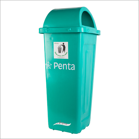 Penta Bin - 60, 80, 110 Ltr Capacity | Stainless Steel, Touchless Pedal Operation