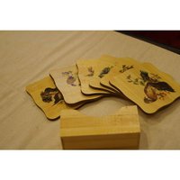 Pine Wood Coaster