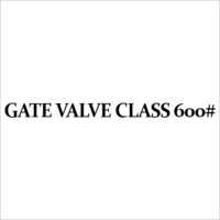 Gate Valve Class 600