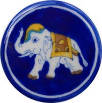Blue Pottery Coaster