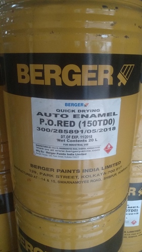 Quick Drying Paints Application: Industrial