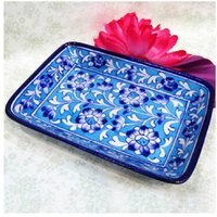 Blue Pottery Tray