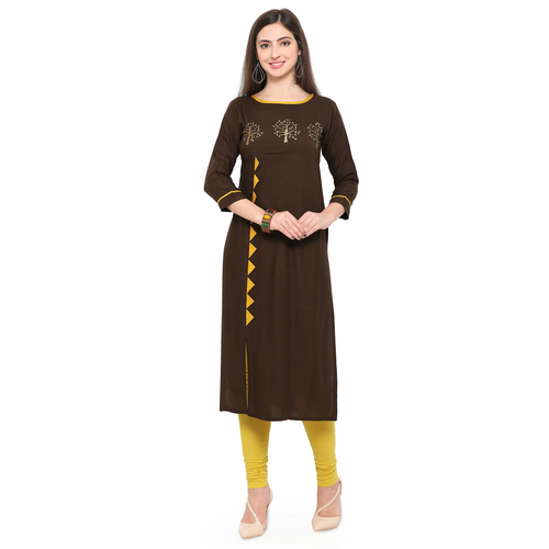 Coffi Color Ladies Designer Kurta