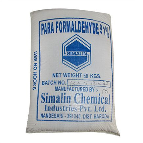 Paraformaldehyde Density: 880 Kg/M