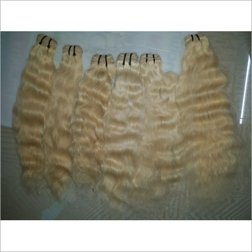 Blonde Hair Extensions - 100% Natural Indian Remy Hair, 16 Inches Length | Luxurious Texture, Easy to Comb, Perfect for Events