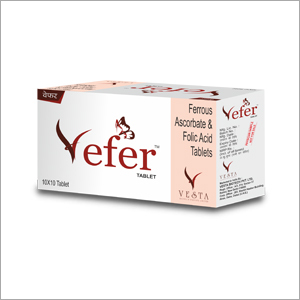 Vefer Ferrous Ascorbate Folic Acid Tablet