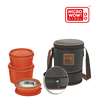 Plastic And Steel Flexi Tiffin