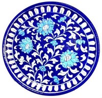 Blue Pottery Plate