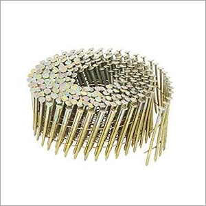 Brass Wire Coil Nail - Graded Brass Metal Diamond Shaped Tip Perfect Diameter Head Various Lengths & Thicknesses Corrosion Proof Impact Resistant