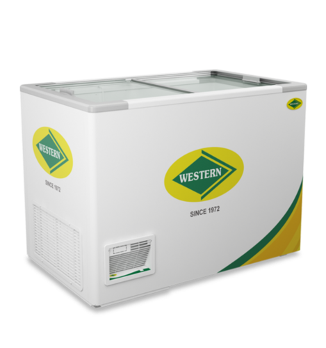 Eutectic/Glycol Glass Top Chest Freezer