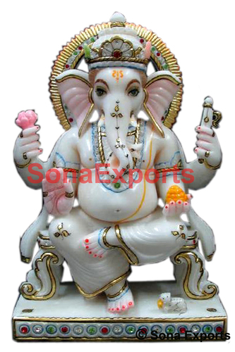Marble Ganesh Murti