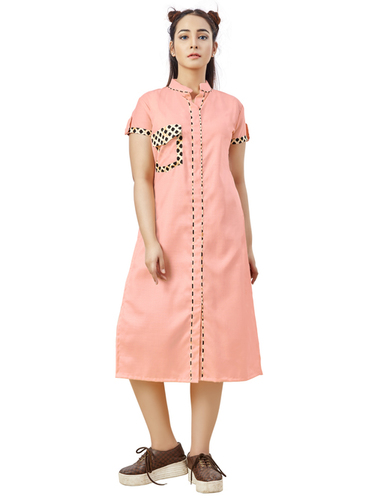 Peach Anarkali Kurtis
