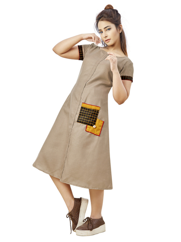 Peach Long Kurtas