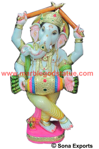 Carving Marble Ganesh Murti Online