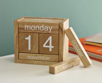 Wooden MDF Perpetual Calendar