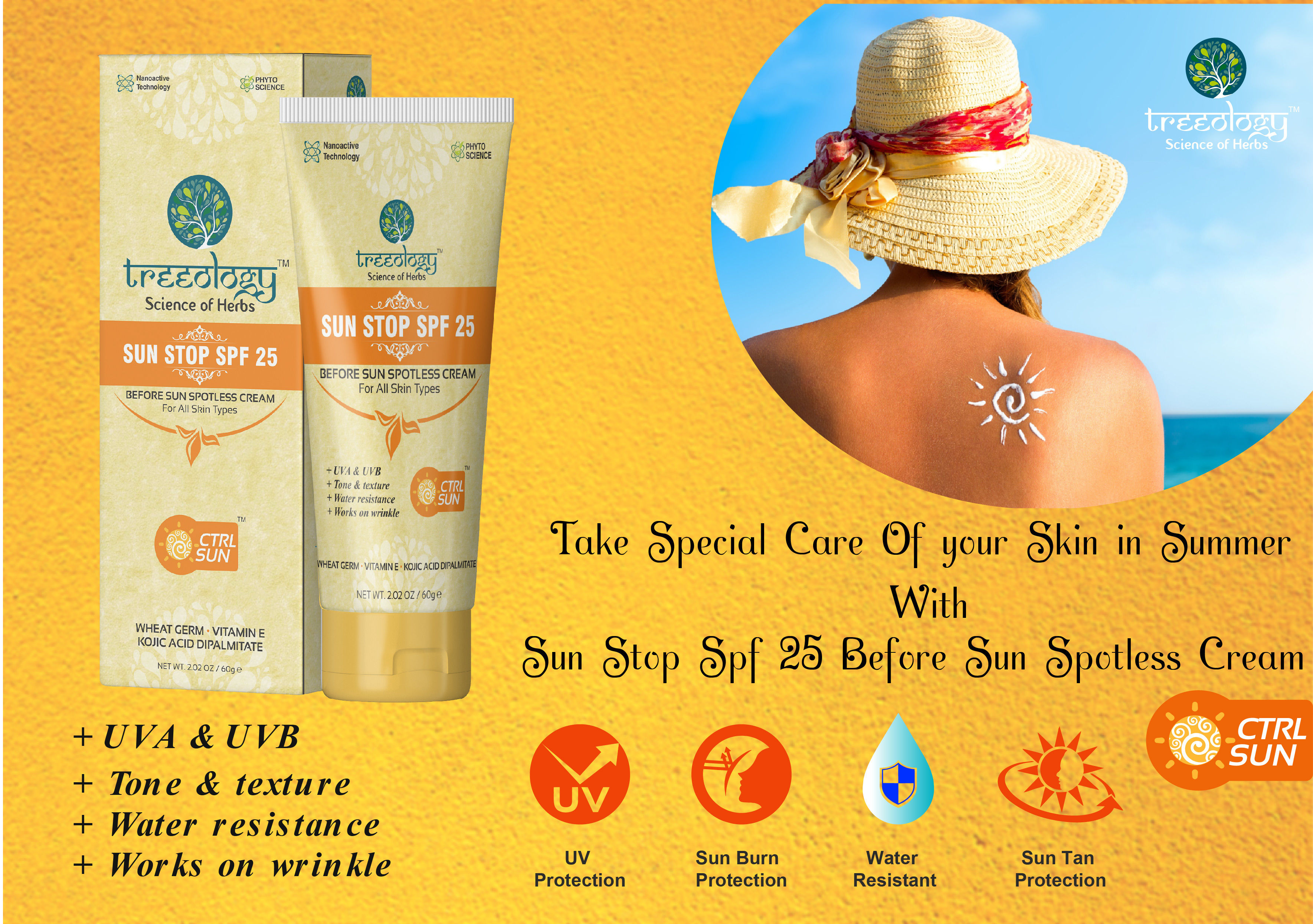 SPF 25 Sunscreen Cream