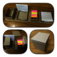 Handmade Paper Desk Organizers