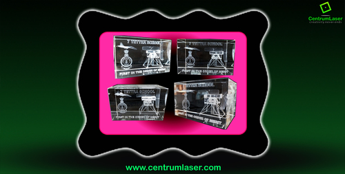 unique gifts Brand 3D Crystal Engraved