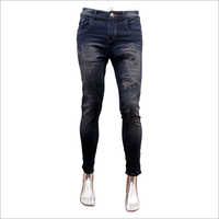 Mens Stretchable Ripped Jeans