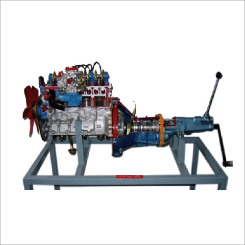 Petrol Engine with Gear Box (Actual Cut Sectional)