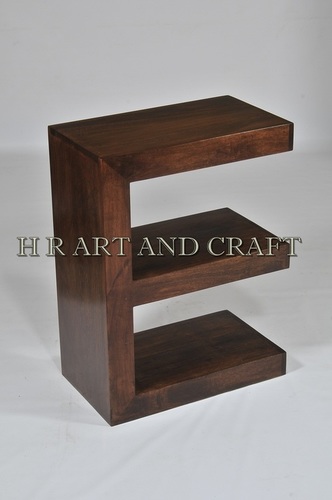 Wooden E Shape Display Unit Carpenter Assembly