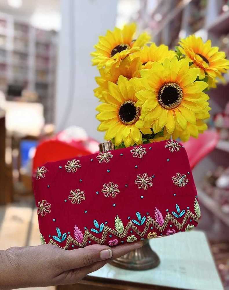 Pink Women Handmade Clutch