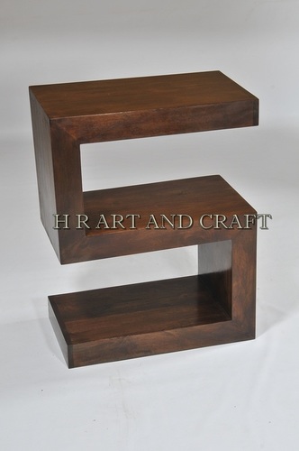 Wooden S Shape Display Unit No Assembly Required