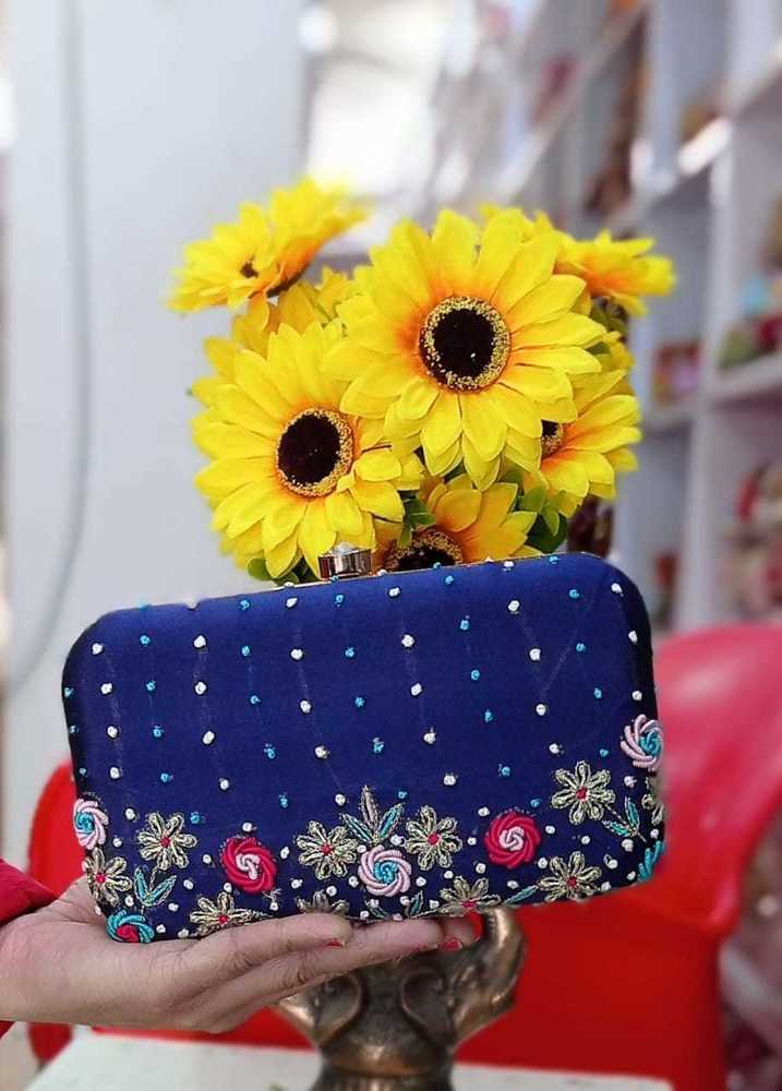 Blue Clutches For Wedding