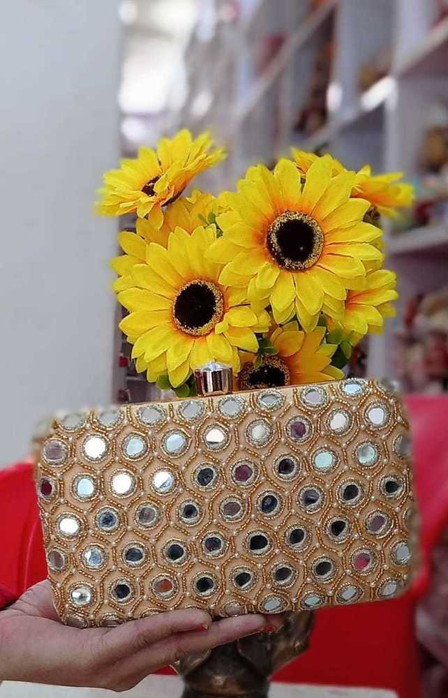 Golden Wedding Clutch