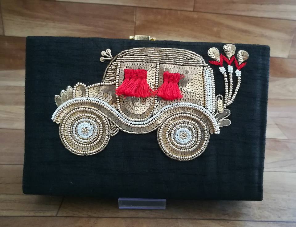 Multi Ladies Handmade Clutch