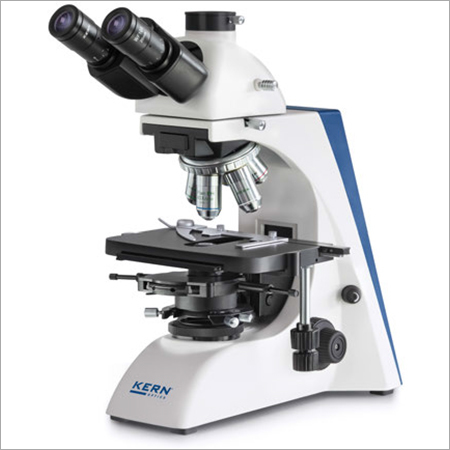 KERN OBN-15 Contrast Microscope - 390x200x400 mm, Trinocular, Halogen Illumination | Phase Contrast, Ergonomic, Modular, Infinity Plan Objectives