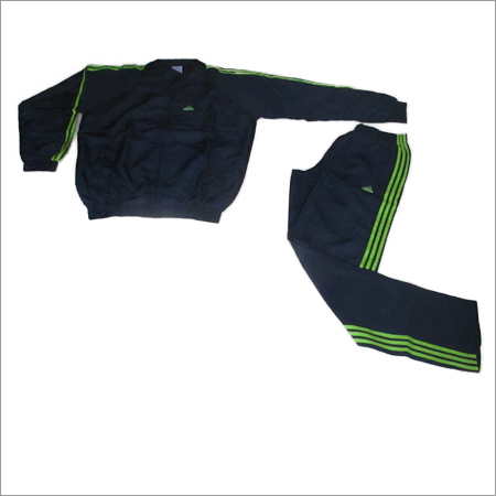 Black Super Poly Light Track Suit
