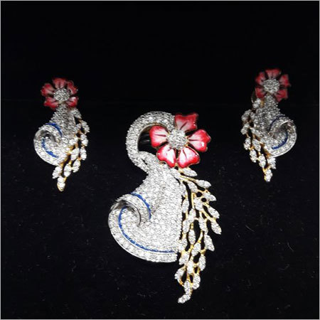 Diamond Pendent Set