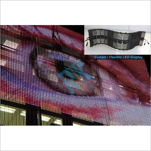 Led Curtain Display Application: Advertising