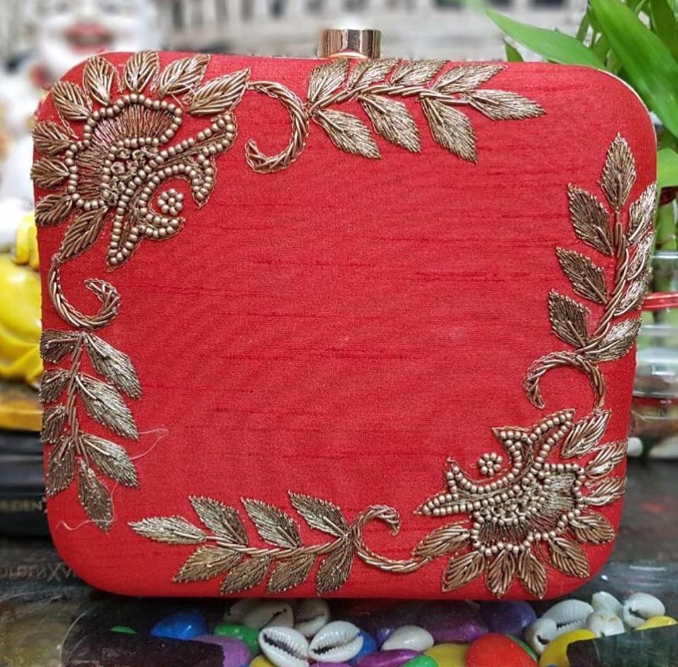 Golden Velvet w Sequins Indian Traditional Potli Clutch Wedding Pouch Purse  Bag | eBay