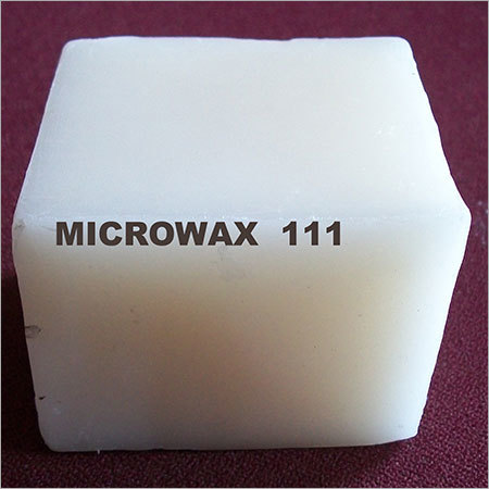 Oil Content % - Micro Wax 111 (Super White) In 25 Kg Carton | High Melting Point 80Â°C, Solid Form, Low Viscosity, Fully Refined, Crystalline Structure