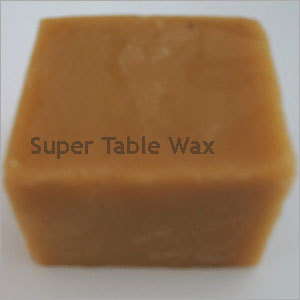 Table Wax - Super Table Wax, Drop Melting Point: 85-90Â°C, Congealing Point: 70-75Â°C, Oil Content: 7-8% Max, Solid Form, Low Viscosity