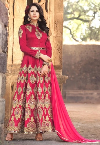 Pink Anarkali Suits