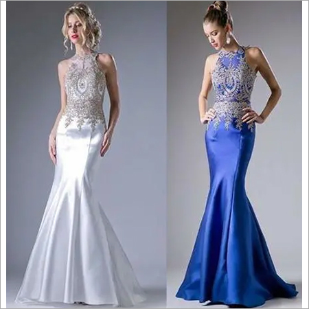 Fish Cut Bridal Dress