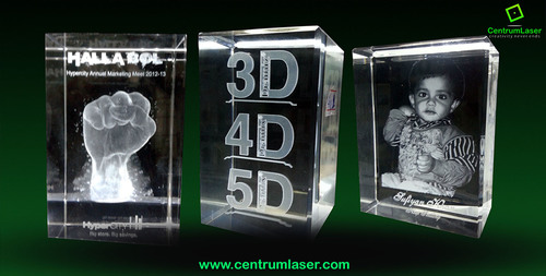 3d laser Crystal cube