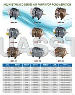 aco series air pumps for pond aeration