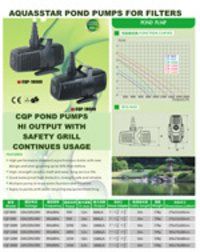 Aquasstar Pond Pumps For Filters At Best Price In Chennai Aquasstar