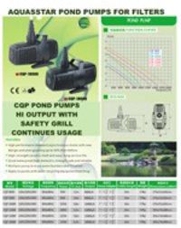 aquasstar pond pumps for filters