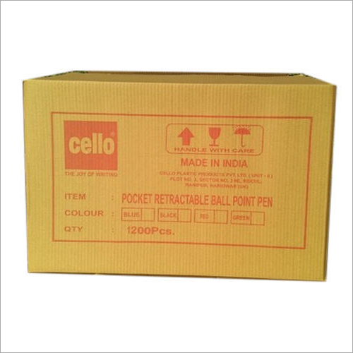 Brown Printed Corrugated Box