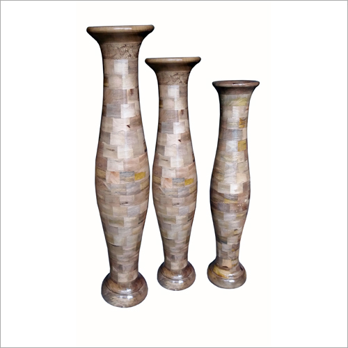 Designer Handmade Flower Vase - Contemporary Cylindrical Shape, Exquisite Color Hints, Customizable Sizes and Designs