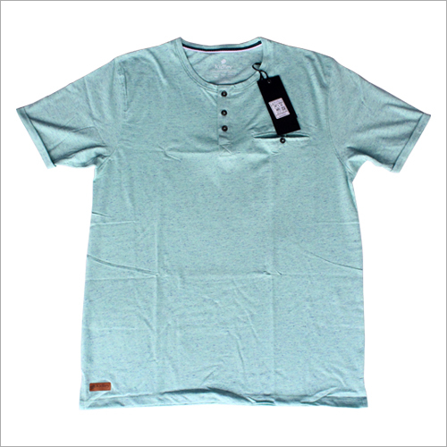 Mens Plain T-Shirt - Cotton, [L, M, XL] Size, Sea Green Color | O-Neck, Short Sleeves, Trendy Look for Fashionable Men