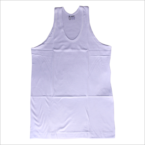 Mens Innerwear - Cotton Fabric, U Neck Style, White Color | Comfort-Driven, Itch-Free Label, Versatile for Shirts, Kurtas, and T-Shirts