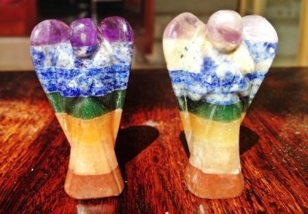 Seven Chakra Bonded Angels Grade: Good Quality