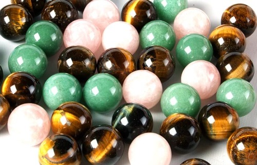 Multi Gemstones Balls Grade: Super Polished