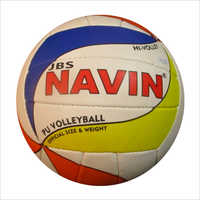 Pu Volleyball - Pu Leather, Official Size, Multicolor | Hand-stitched, Lightweight, Puncture Resistant, Retains Shape, Professional Grade